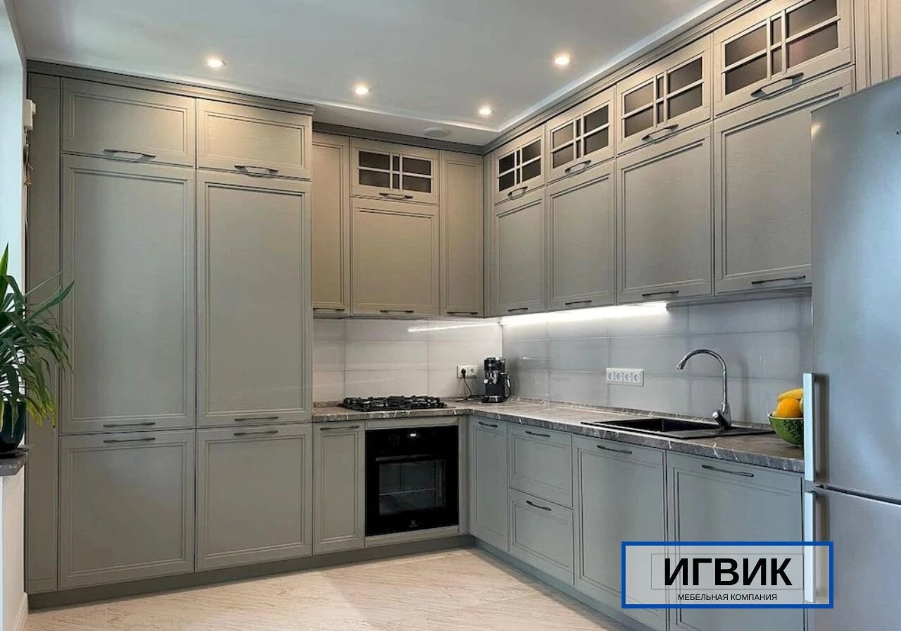 Кухня на заказ: мебель под ключ из МДФ, ЛДСП, массива дерева