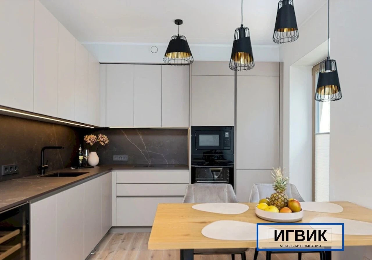 Кухня на заказ: мебель под ключ из МДФ, ЛДСП, массива дерева