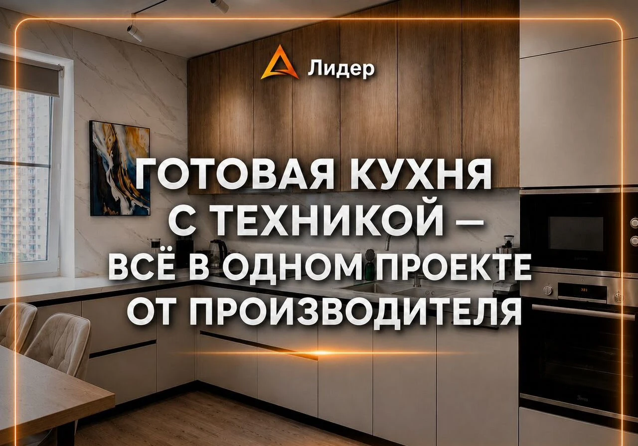 Кухня Светлая на заказ. Лдсп. Скидки на декоры 30%