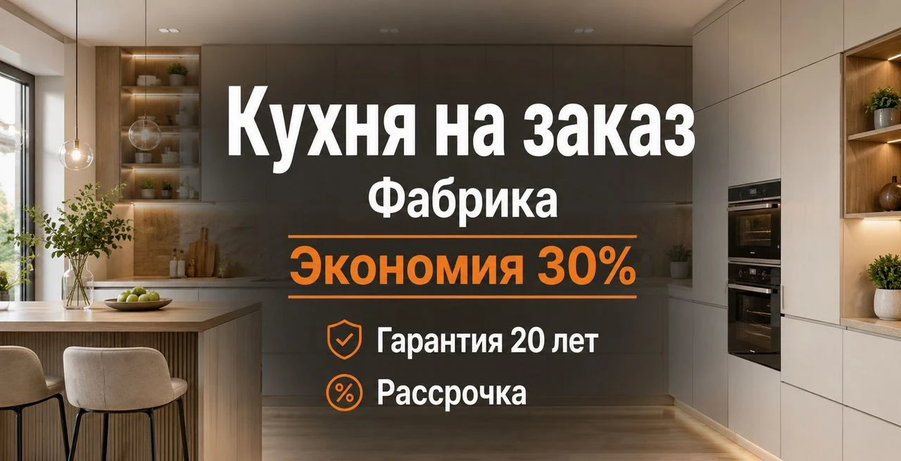 Кухни и мебель на заказ. Дарим бонусы за визит